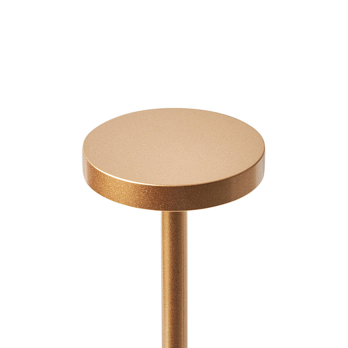 LED-TISCHLEUCHTE Gold Lizandro - Goldfarben, Metall (8/8/35cm) - Beliani