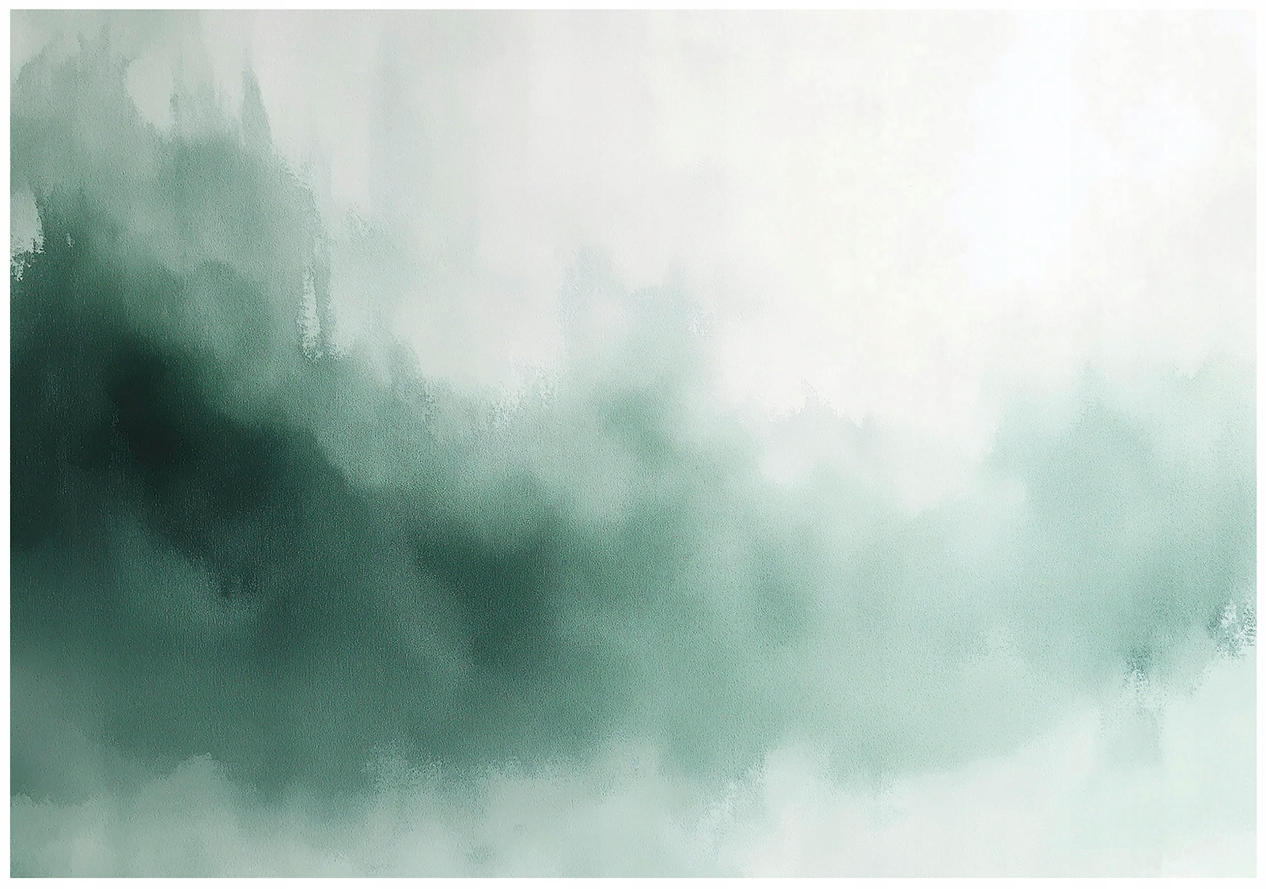 FOTOTAPETE Grün Abstrakt Wohnzimmer Vlies Tapete 400x280 - Multicolor, Papier (400/280cm) - Wallarena