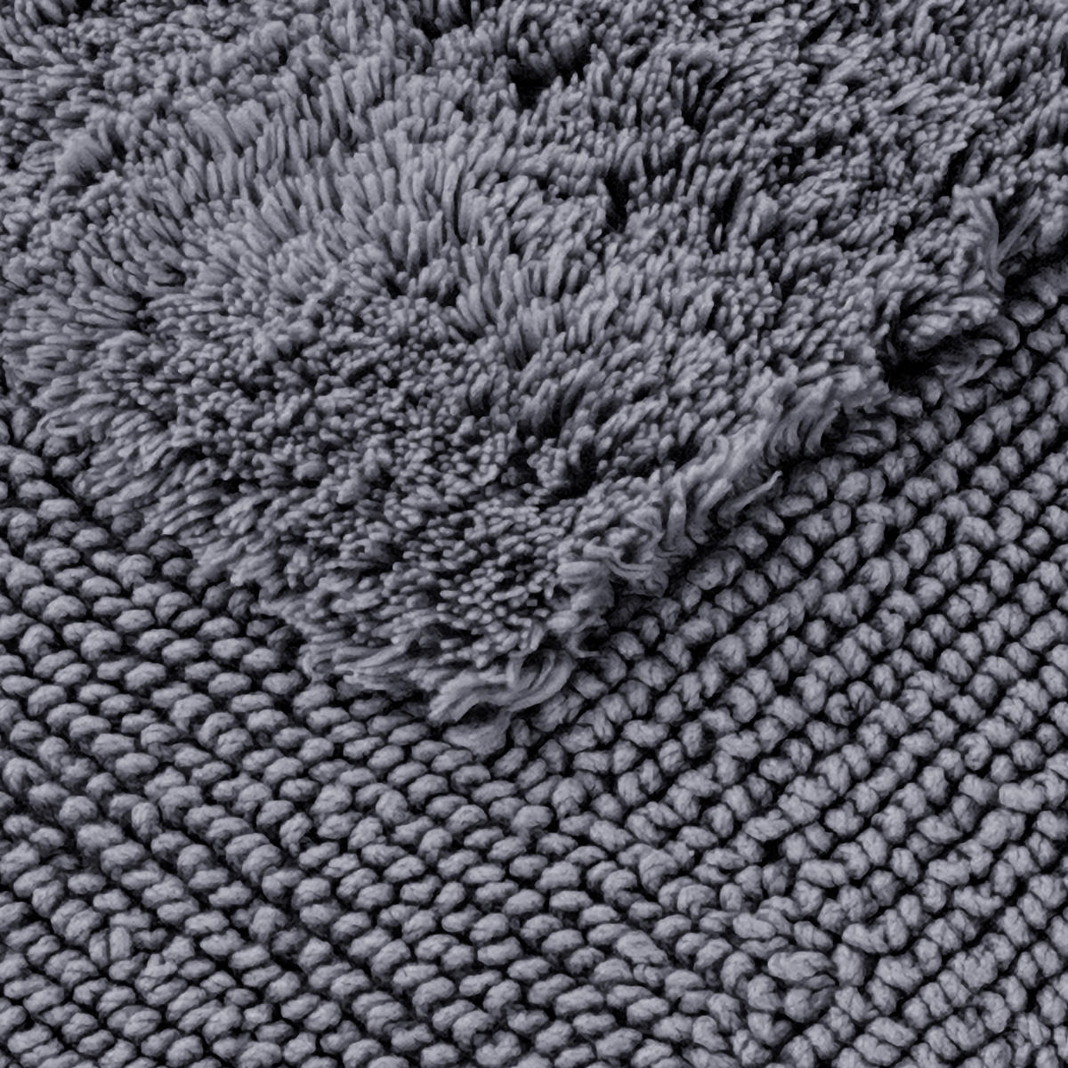 BADEMATTE DOUBLEFACE - Grau, Textil (60/100cm) - MÖVE