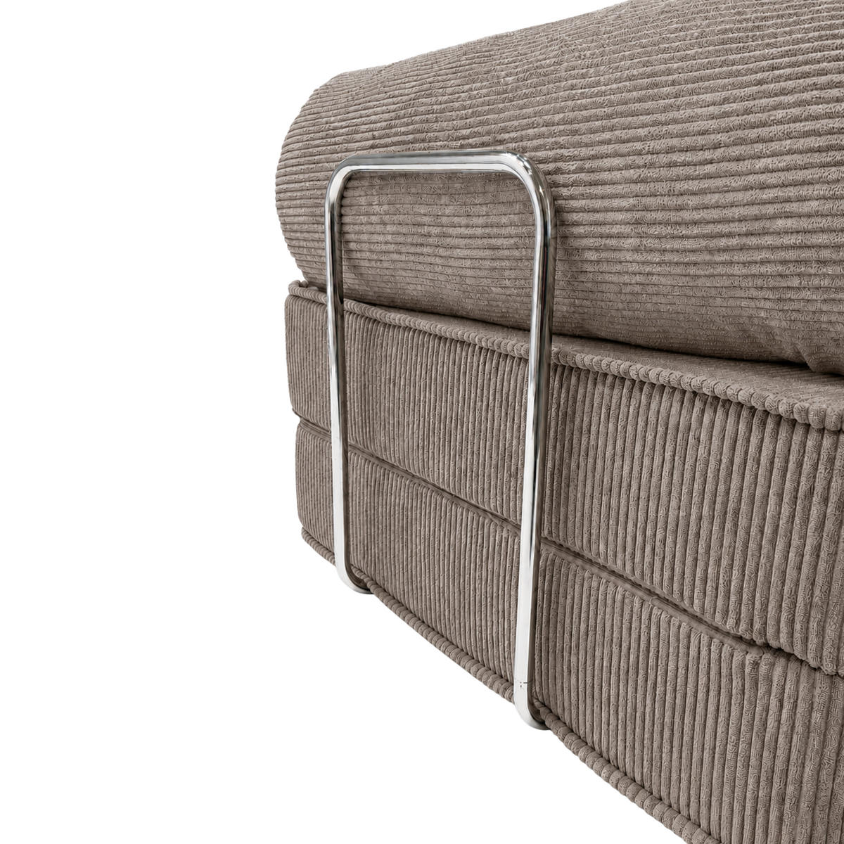 MODERNER Design Relaxsessel Taupe - Taupe, Textil (100/70/100cm) - SURB