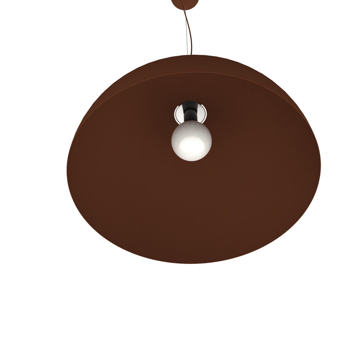 HÄNGELEUCHTE - Dunkelbraun, Metall (60/60/30cm) - Lumicom