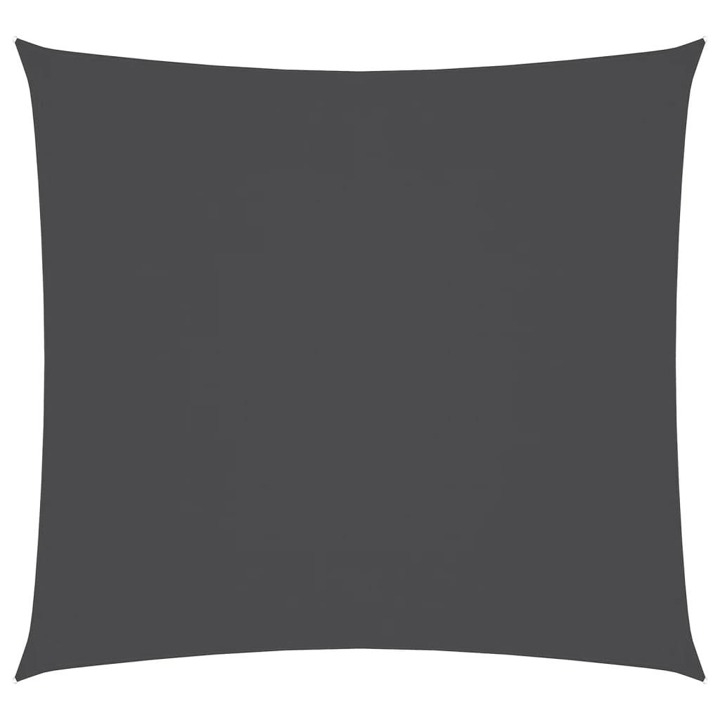 SONNENSEGEL Oxford-Gewebe Quadratisch 3,6x3,6 m Anthrazit - Anthrazit, Textil (360/360cm) - furnicato