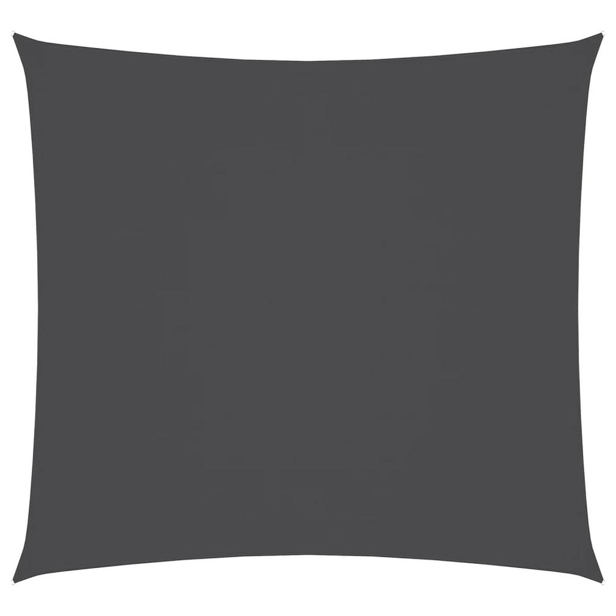 SONNENSEGEL Oxford-Gewebe Quadratisch 3,6x3,6 m Anthrazit - Anthrazit, Textil (360/360cm) - furnicato