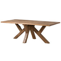 BASSANO Esstisch #170 220x100x78 Teak natur - Naturfarben, Holz (220/100/78cm) - Massivmoebel24