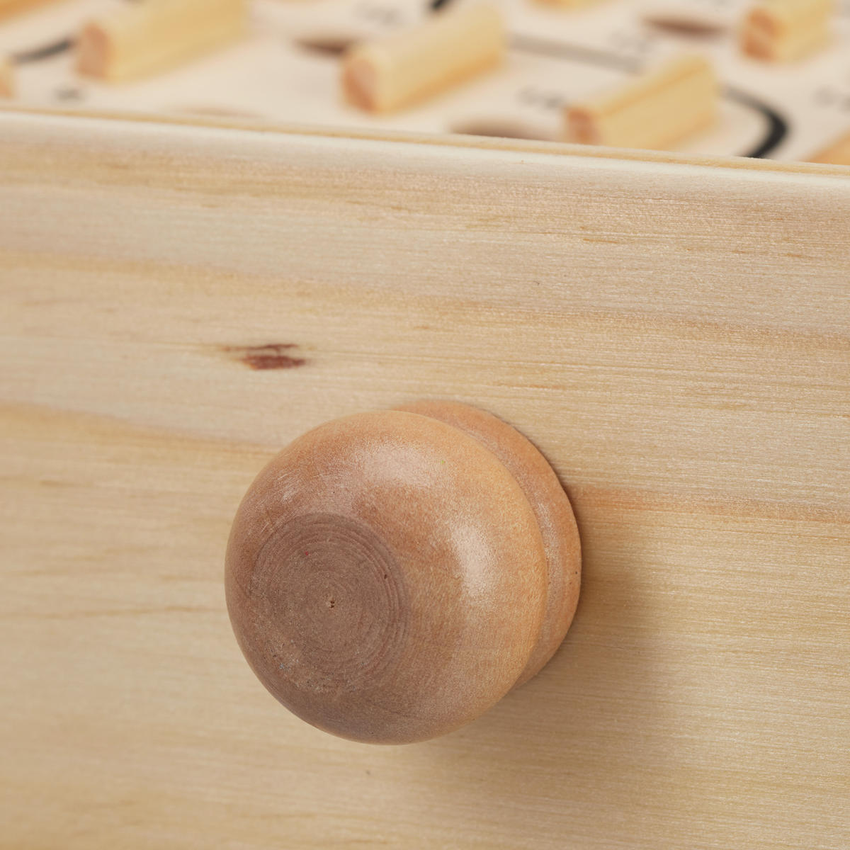 LABYRINTH Spiel - Hellbraun, Holz/Metall (27.5/24.5cm) - Relaxdays