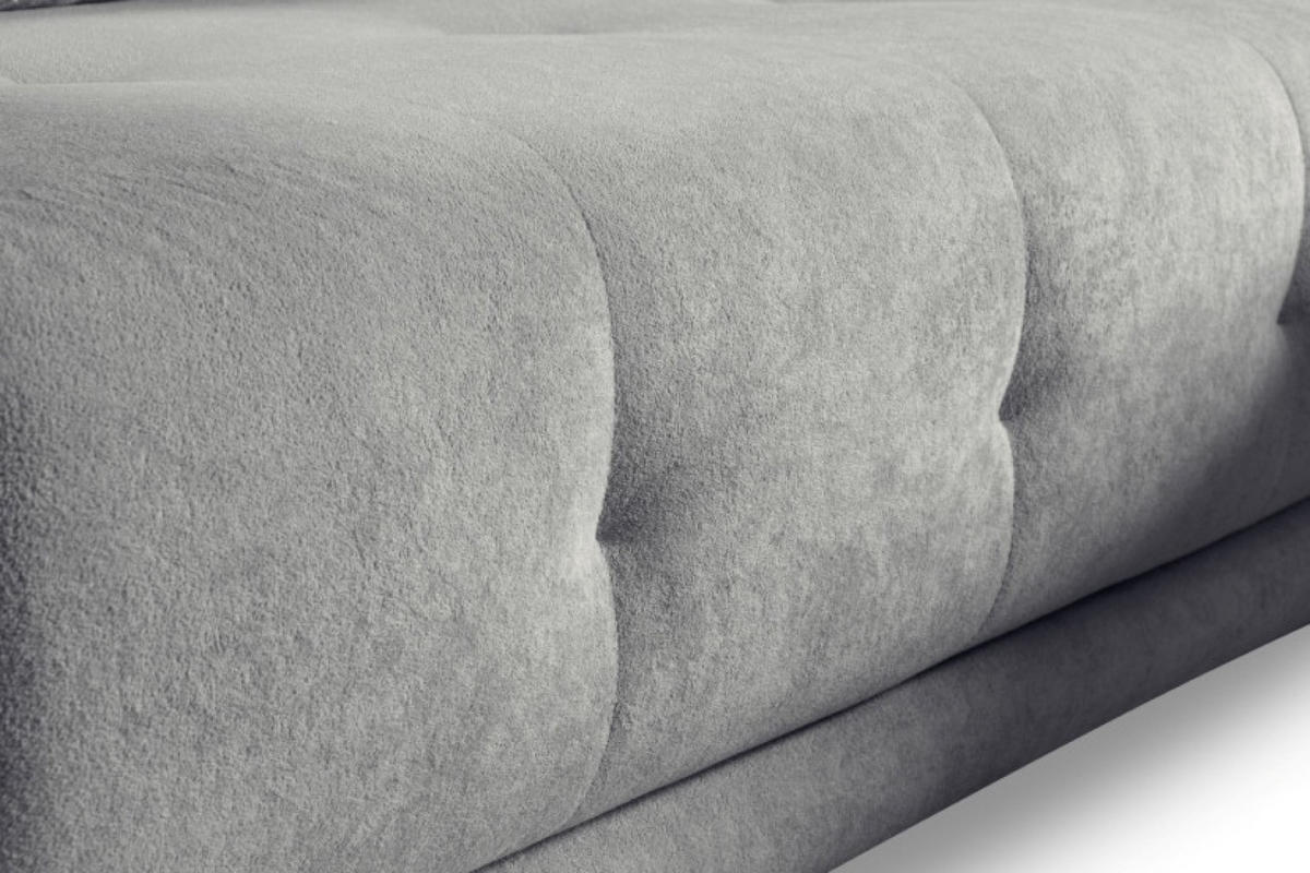 ECKSOFA Grau ARIOS Mit Schlaffunktion Und Bettkasten - Graphitfarben, Textil (239/153cm) - Sepro Meble