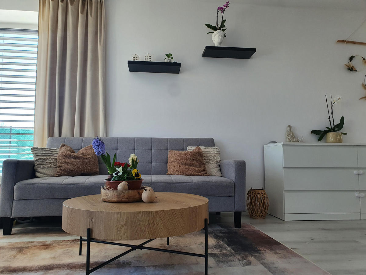 3-SITZER-SCHLAFSOFA Polsterbezug Hellgrau Vehkoo - Hellgrau, Textil (200/86/77cm) - Beliani
