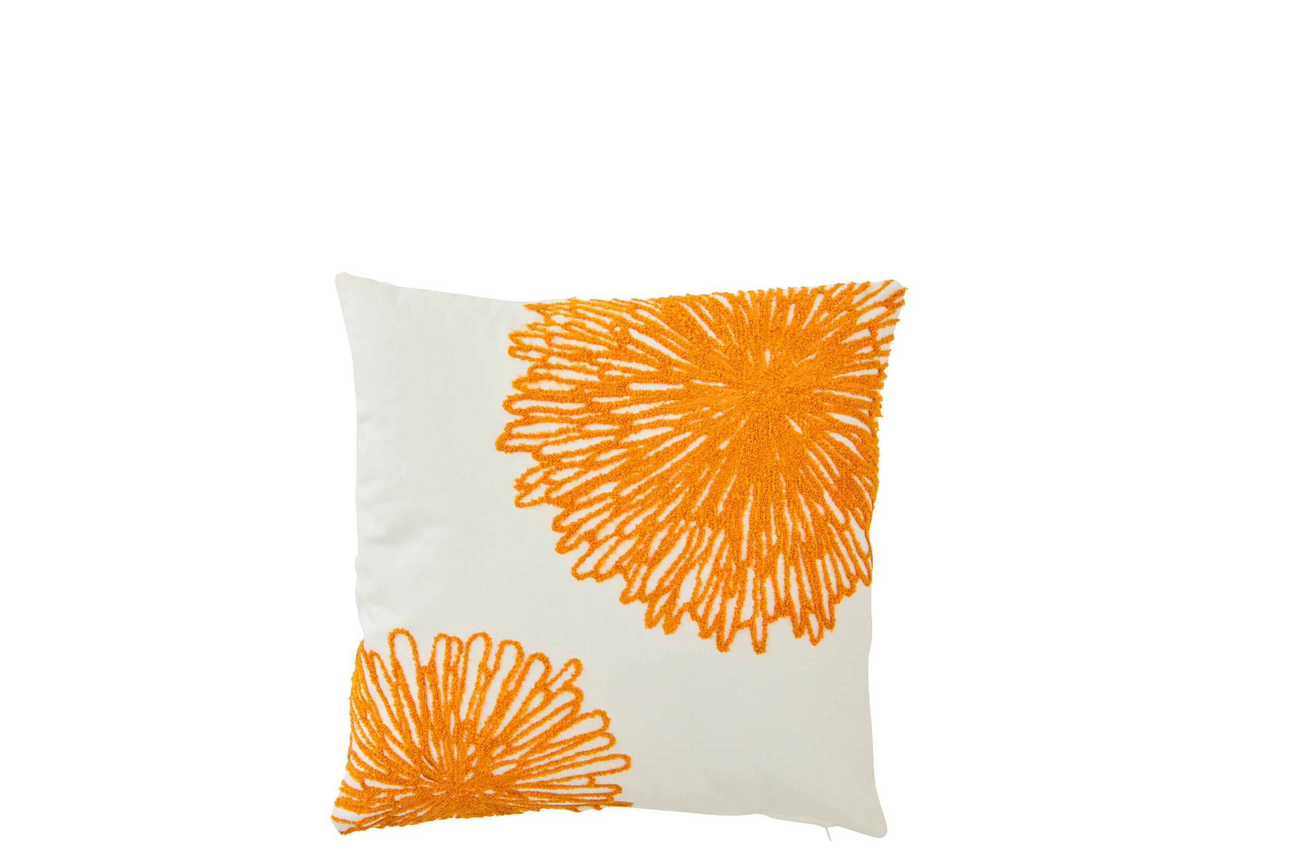KISSEN BLUMEN Multi - Orange, Textil (45/45cm) - J-Line