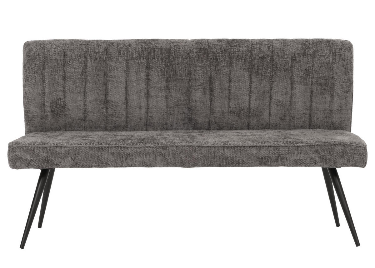 SITZBANK Grau - Grau, Textil (160/90/60cm) - MCW