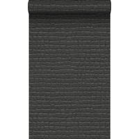 TAPETE Krokodil-Optik 53 cm x 10.05 m - Schwarz, Papier (53/1000cm) - Origin Wallcoverings