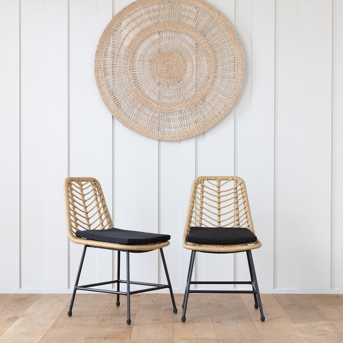 STÜHLE Oka Braun 2er-Set - Braun, Kunststoff (45.5/77.5/62cm) - Happy Garden