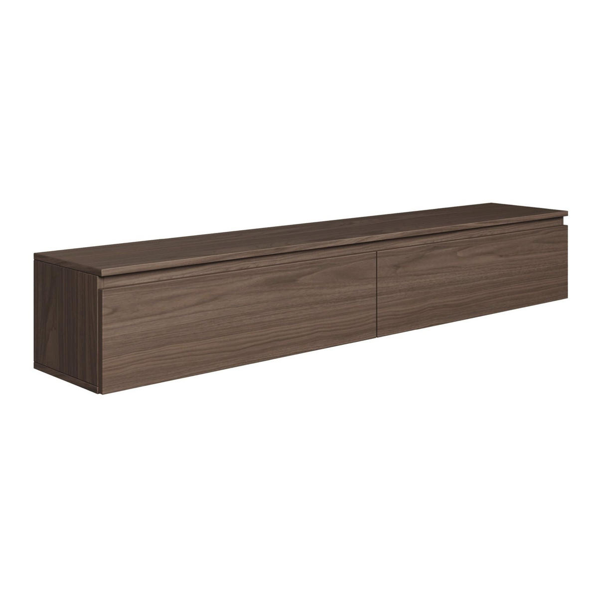 TV stolek Bemmi ořech Wisconsin 175/28/32 cm - tmavě hnědá, kompozitní dřevo (175/28.4/31.8cm) - Selsey