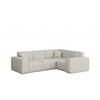 GARTENECKSOFA L-form MALIBU Stoff Odyssey Creme Rechts - Creme, Holz (246/73/181cm) - Kaiser Möbel