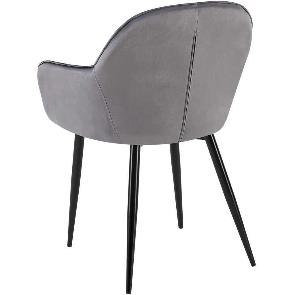 Thumbnail - Deluke Esszimmerstuhl, Dunkelgrau, Textil, 60x84x60 cm, Esszimmer, Stühle, Esszimmerstühle, Vierfußstühle