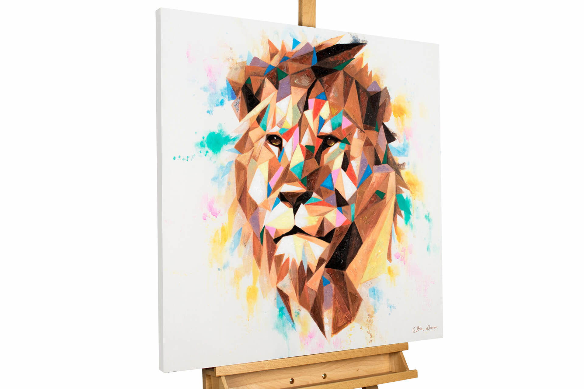 KUNSTLOFT OLEJOMALBA 80/80 cm, Zvířata