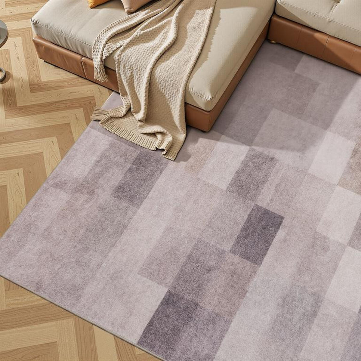 DESIGNTEPPICH Aria Grau 160x230 cm - Multicolor, Textil (160/230cm) - Vercai Rugs