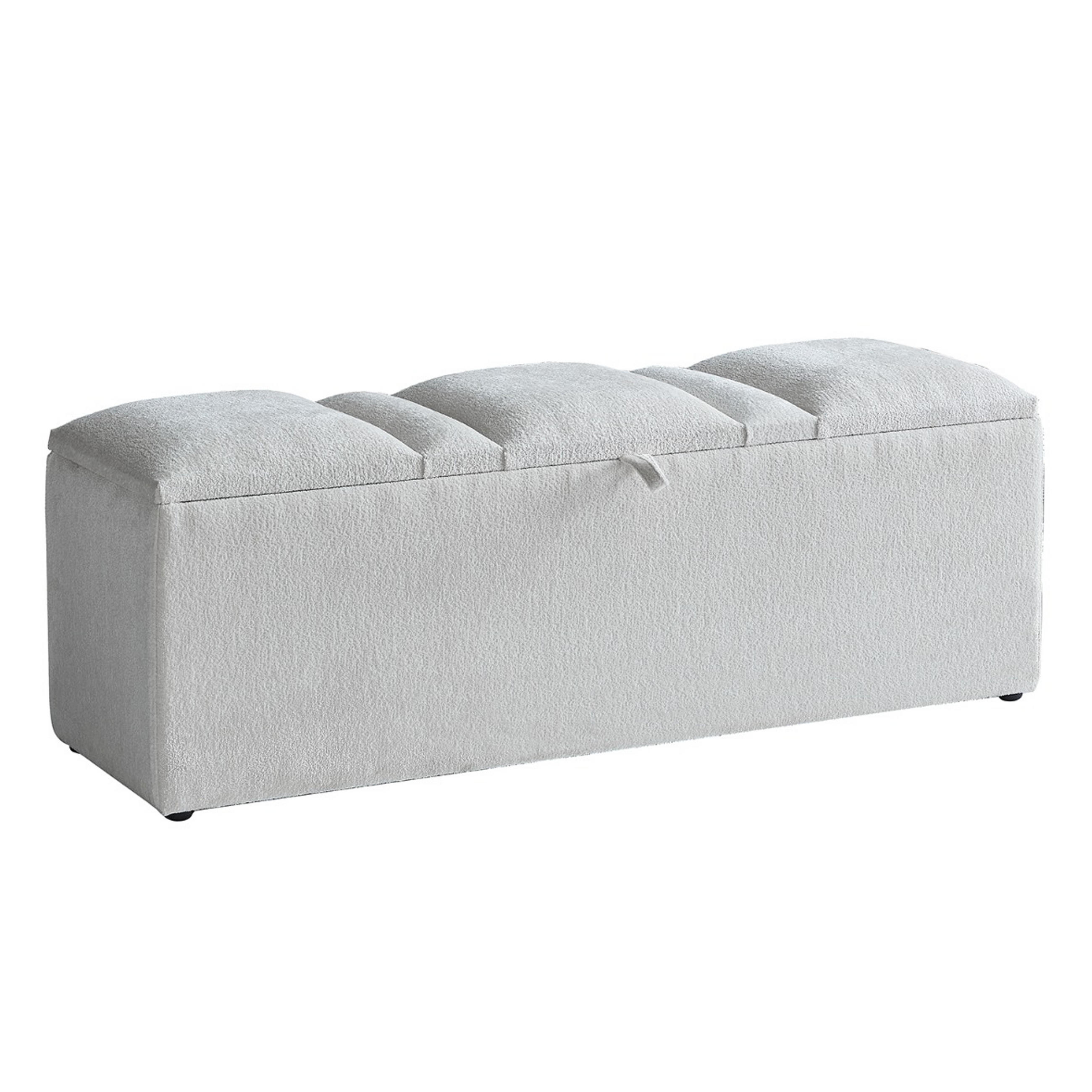BOXSPRINGBETT BETTBANK AURORA 140/43/50 cm, Beige - Beige/Schwarz, Holz/Kunststoff (140/50/43cm) - Consilio Concept