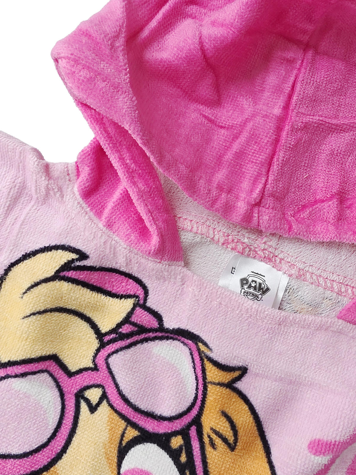 BADEPONCHO Paw Patrol Happy Days Rosa 50 x 100 cm - Rosa, Textil (Einheitsgrößenull) - Paw Patrol
