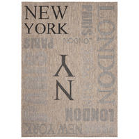 TEPPICH MELISSA Braun 160/230 cm - Braun, Kunststoff (160/230cm) - Tapiso