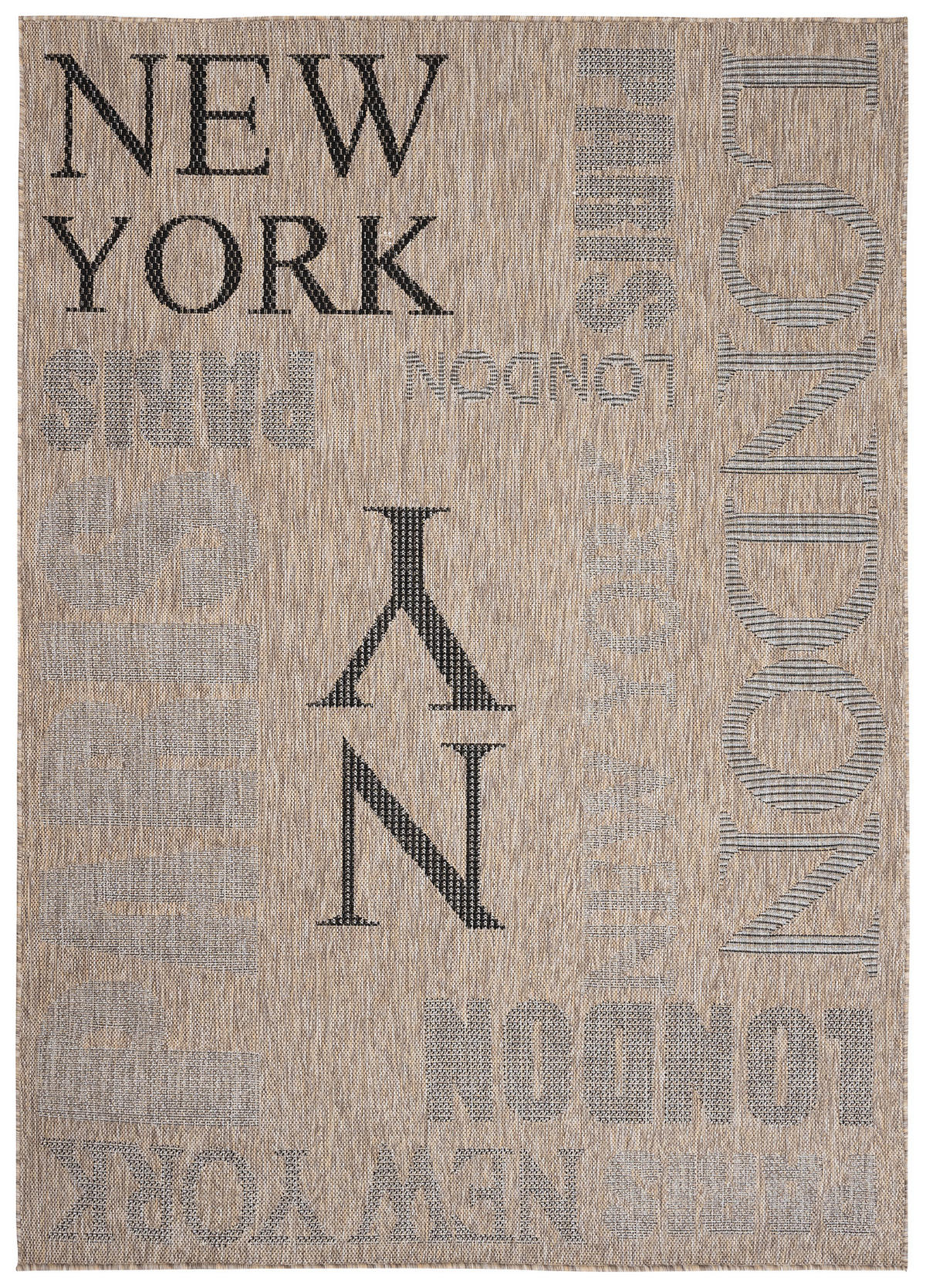 TEPPICH MELISSA Braun 160/230 cm - Braun, Kunststoff (160/230cm) - Tapiso