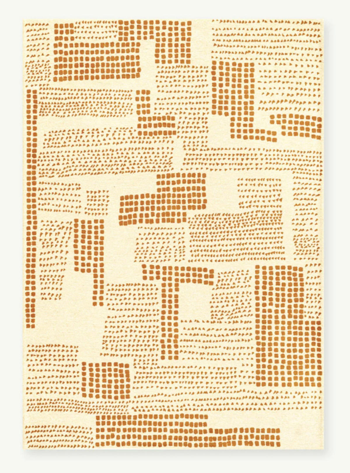 TEPPICH modern Flachgewebe TERRACE Beige 170 x 240 cm - Beige, Textil (170/240cm) - Novatrend