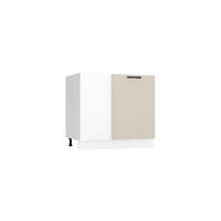 ECKUNTERSCHRANK DNP P/L - Morvex - Praktische Ecklösung - Beige, Holz/Metall (90/82/52.4cm) - ROYAL24_MARKT