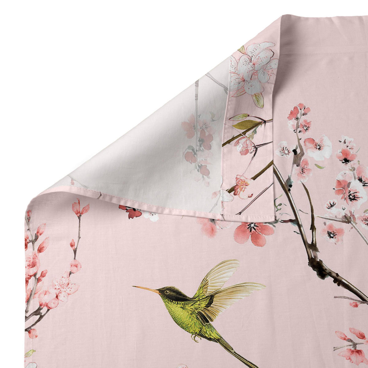 OBERLAKEN Chinoiserie rose 240x270 cm (Übergrösse) - Multicolor, Textil (240/270cm) - Happy Friday