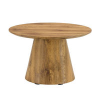 KONFERENČNÍ stolek 60/60/35 cm hnědý z MDF s dekorem dřeva - přírodní, kompozitní dřevo (60/60/35cm) - OKWISH