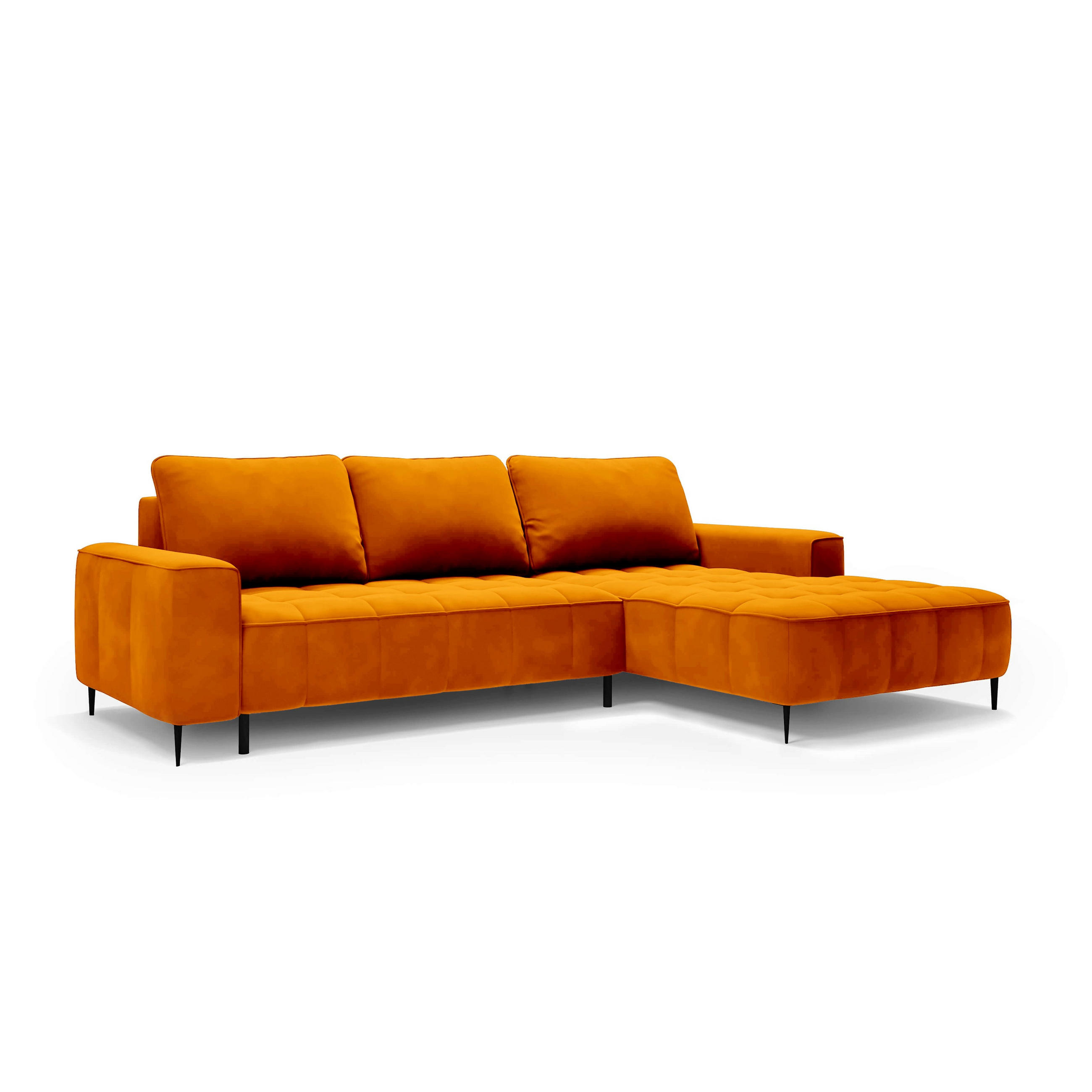 Pillovely Ecksofa Mehrfarbig 280x90x166 cm