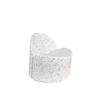 SESSEL Bloom Weiß/Terazzo - Weiß, Kunststoff (69/70/72cm) - Zuiver