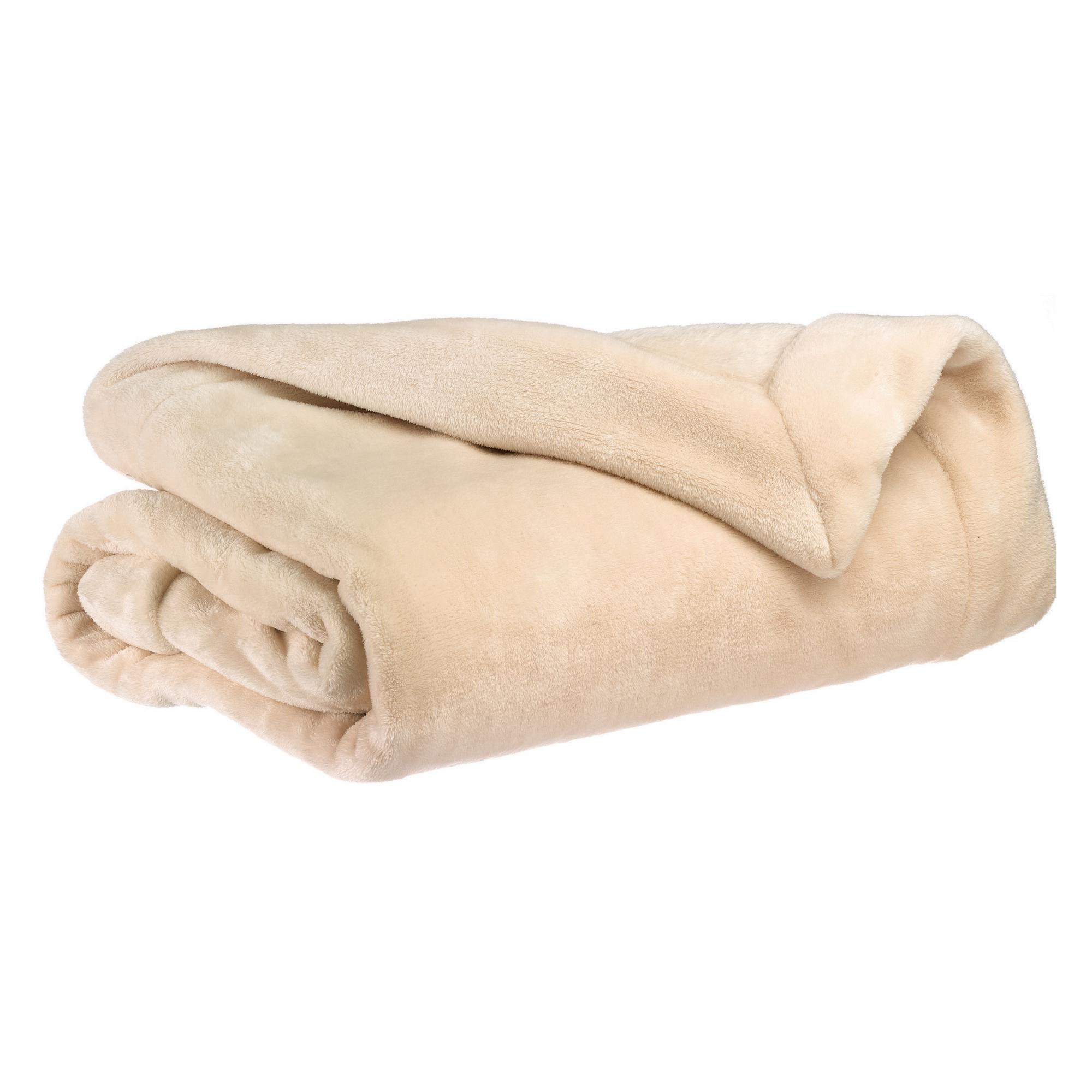 PLAID Tender creme 150 x 200 cm - Creme, Textil (150/200cm) - Vivaraise