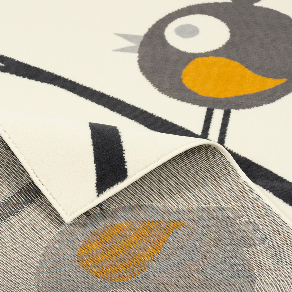 KINDERTEPPICH TRENDLINE VÖGEL - Creme, Textil (80/150cm) - Pergamon