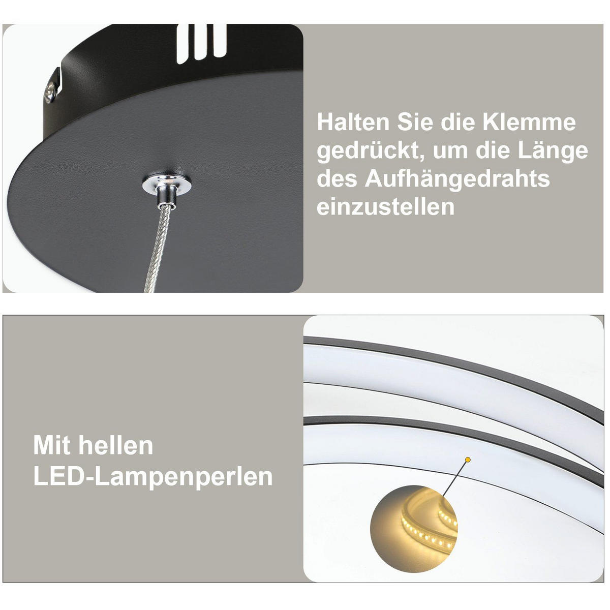 HÄNGELEUCHTE Flair 40/40/150 cm - Schwarz, Metall (40/40/150cm) - Nettlife
