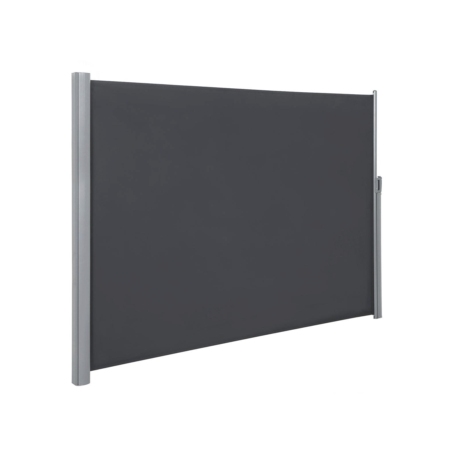 SEITENMARKISE - Grau, Textil (400/10cm) - Hansiro