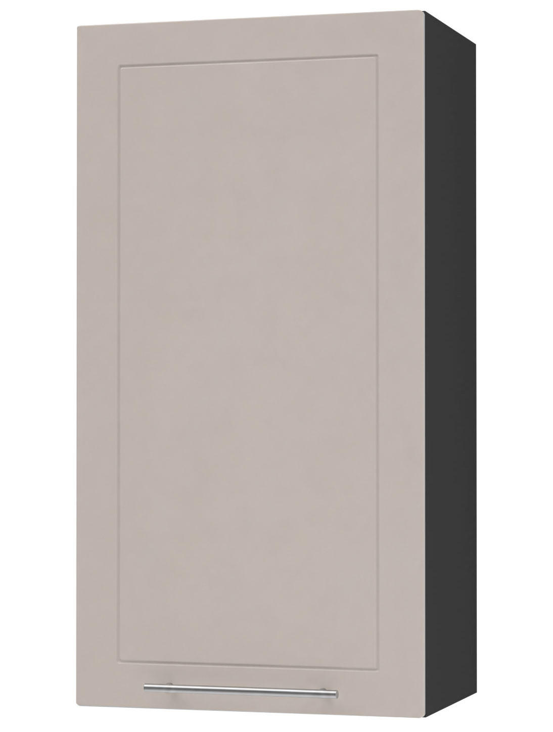 Feldmann-Wohnen Küchenhängeschrank Kaschmir, Schwarz 50x96x32.5 cm