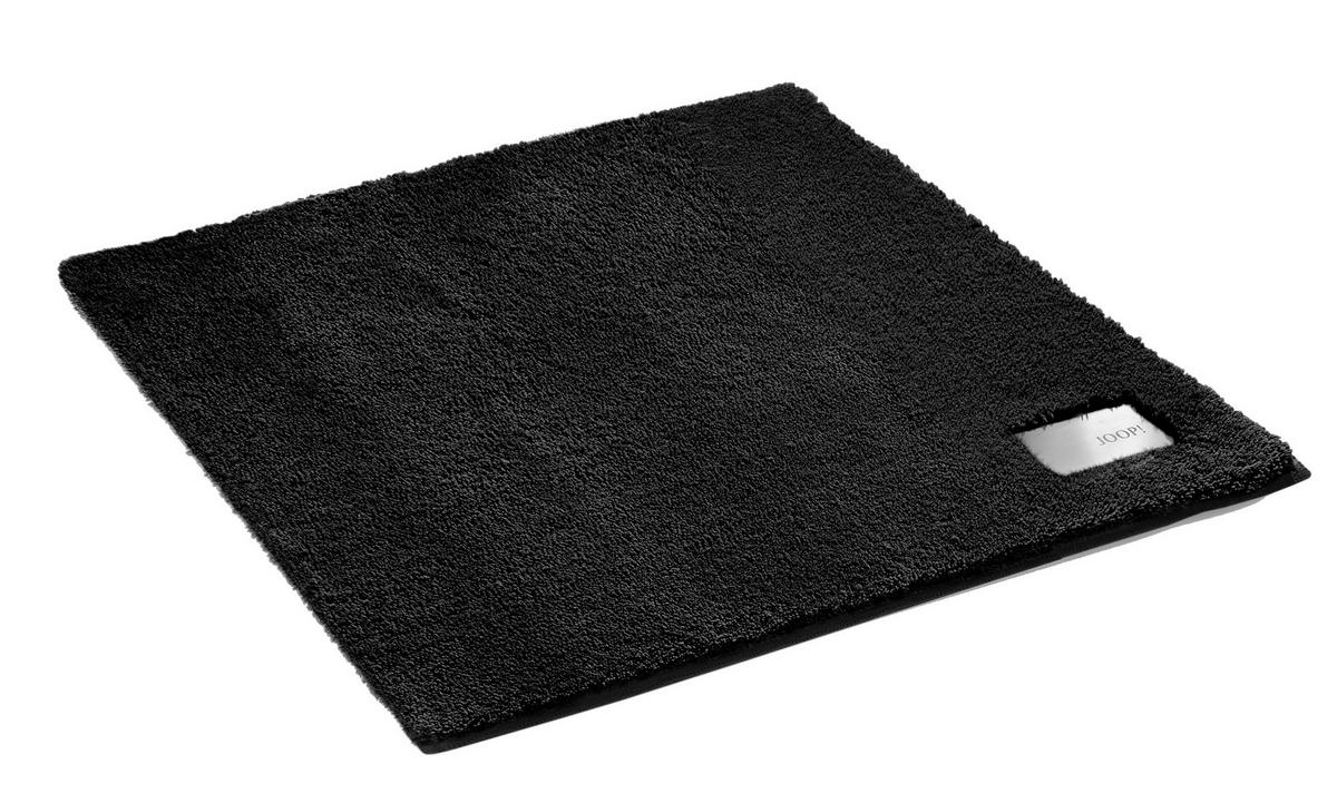 BADTEPPICH Luxury schwarz-60 x 60 cm - Schwarz, Textil (60/60cm) - Joop!