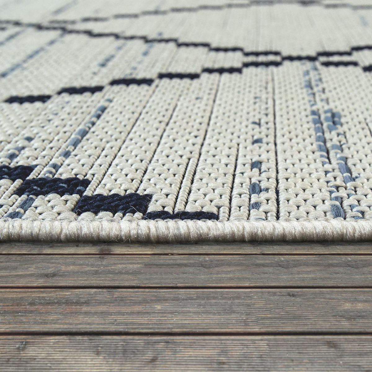 OUTDOORTEPPICH 80/150 cm Kortrijk 742 - Weiß, Textil (80/150cm) - Paco Home