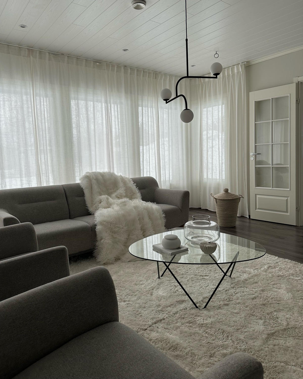 PREGRINJALO bela 200 x 220 cm Delice - bela, tekstil (200/220cm) - Beliani