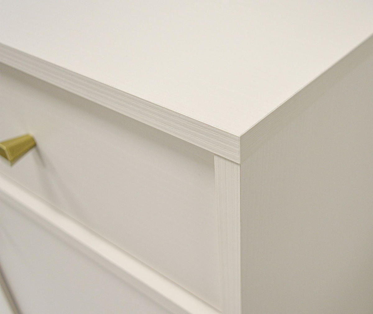 NACHTTISCH Oktio Sandbeige 52 cm - Beige/Goldfarben, Holzwerkstoff/Metall (51.8/50/40.8cm) - Selsey