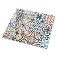 GLASPLATTE 80x60 cm – Mosaikmuster - Grau, Glas (0.4/80/60cm) - ArtPrintCave