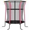 KINDER Trampolin Ø163,5 cm, Trampolin für Kinder 3-10 Jahre, Gartentrampolin - Rosa, Kunststoff/Metall (163.5/163.5cm) - HOMCOM