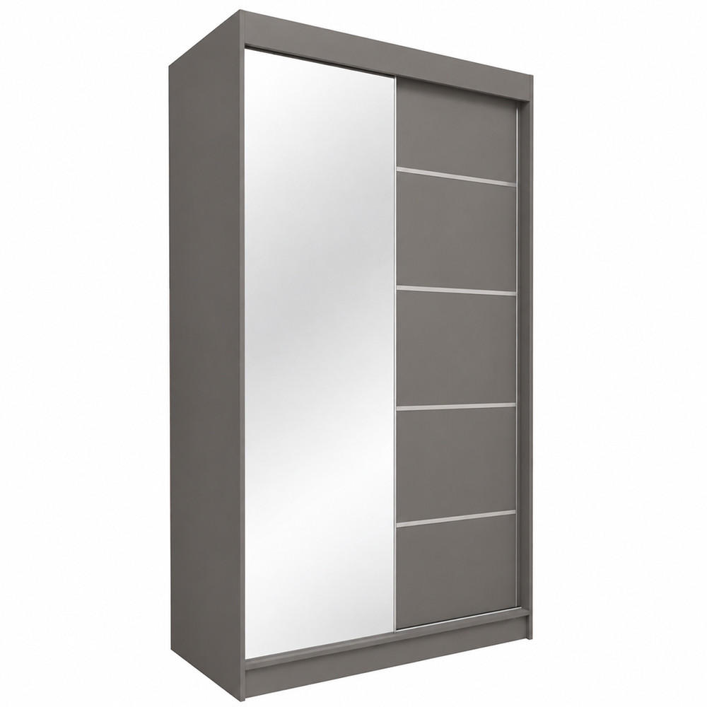 KS Home Concept Kleiderschrank Graphit 120x216x61 cm