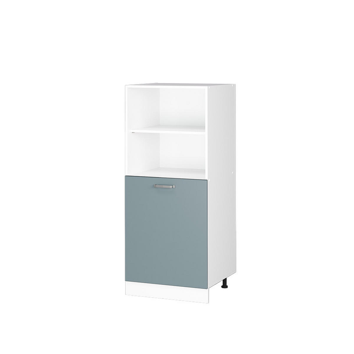 HERDUMBAUSCHRANK R-Line Blau-Grau 60 cm - Blaugrau/Weiß, Holzwerkstoff (60/143/57cm) - Vicco