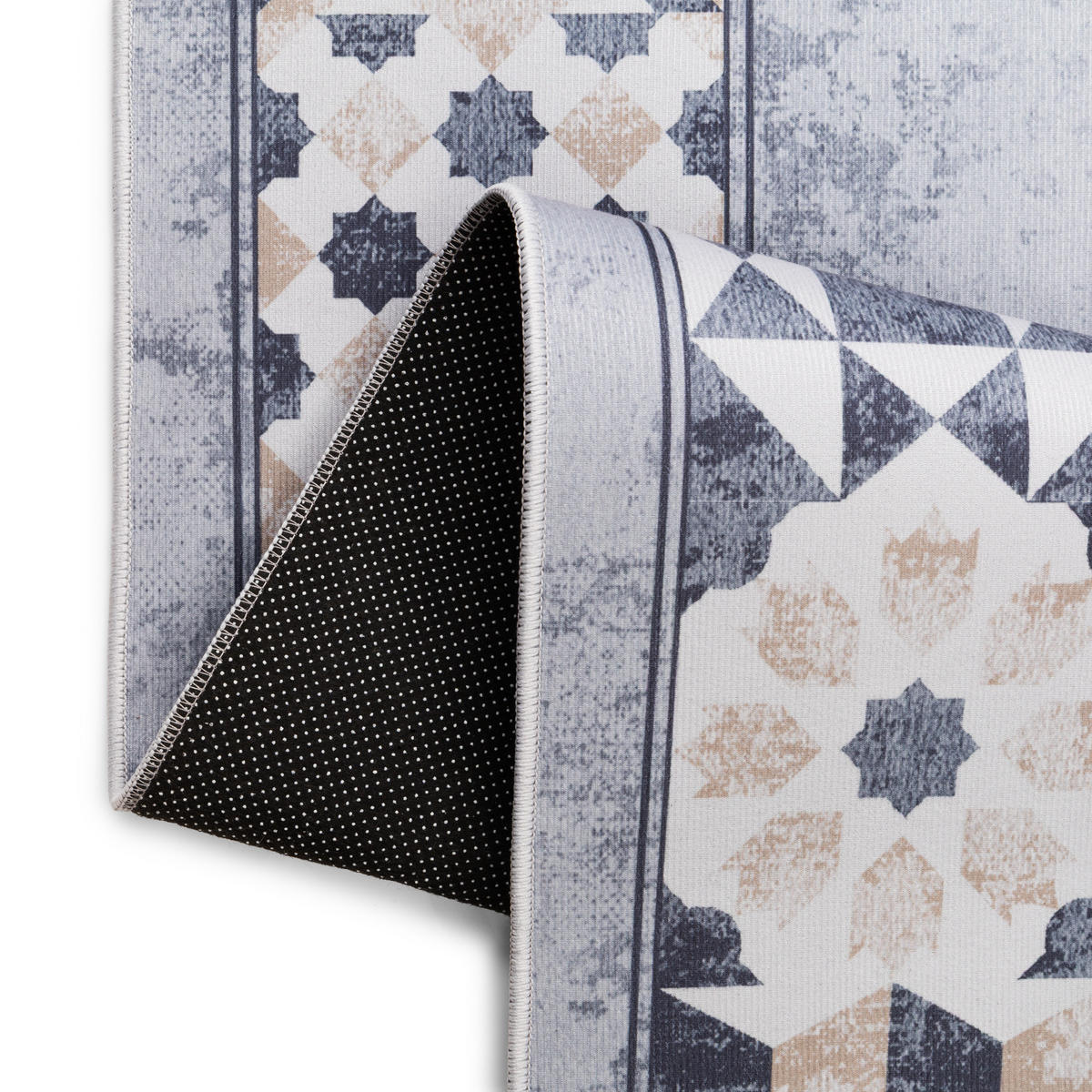 TEPPICH NORA Grau 100/200 cm - Grau, Textil (100/200cm) - Tapiso