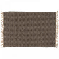 TEPPICH, 160 x 230 cm, Schwarz - Schwarz, Textil (230/160cm) - Oviala