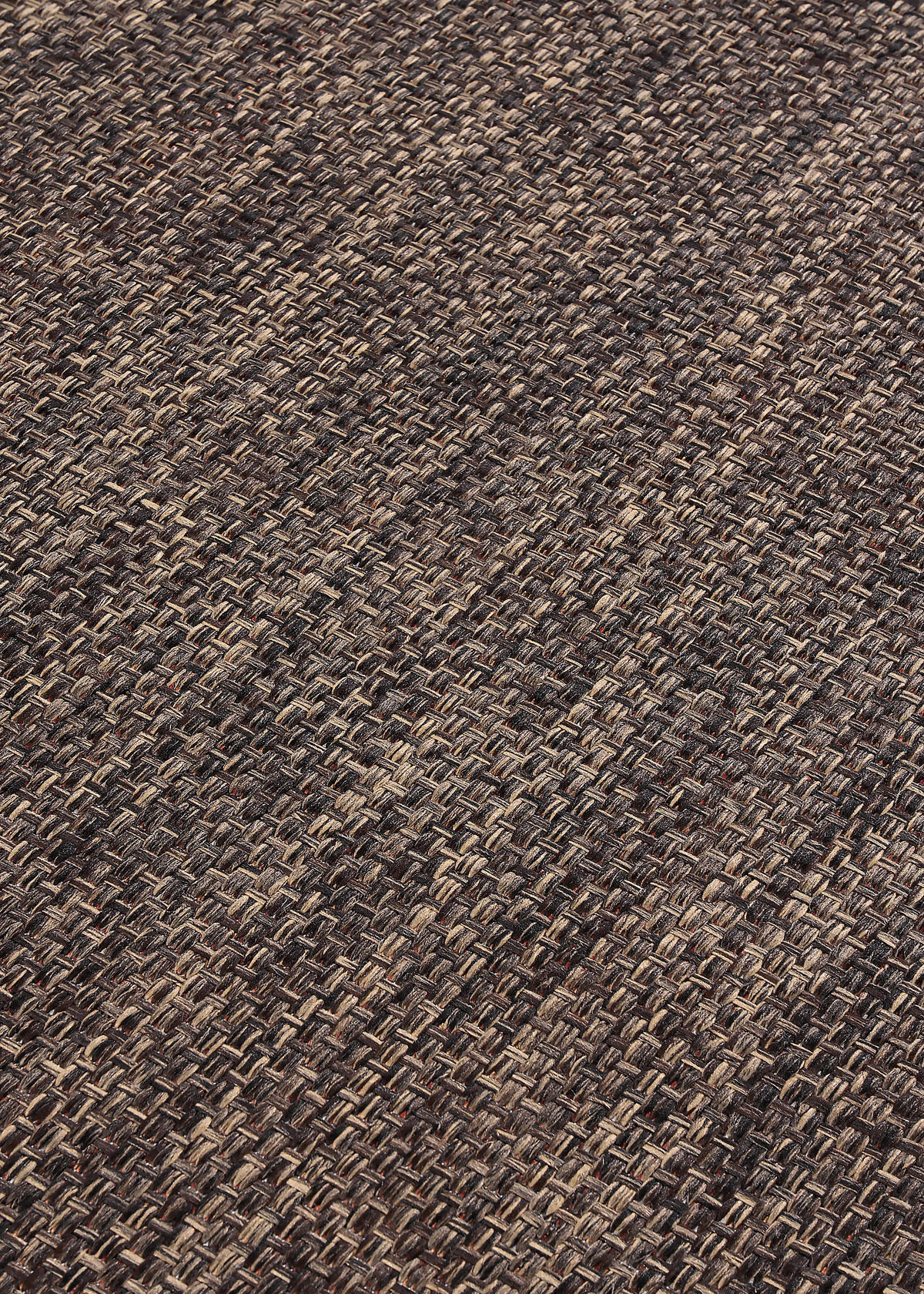 TEPPICH YUCANA Dunkelbraun Outdoor Flachgewebe 180/250 cm - Dunkelbraun, Textil (180/250cm) - Tapiso