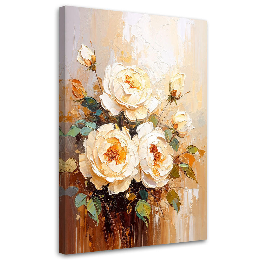Feeby Leinwandbild Beige 60x90 cm