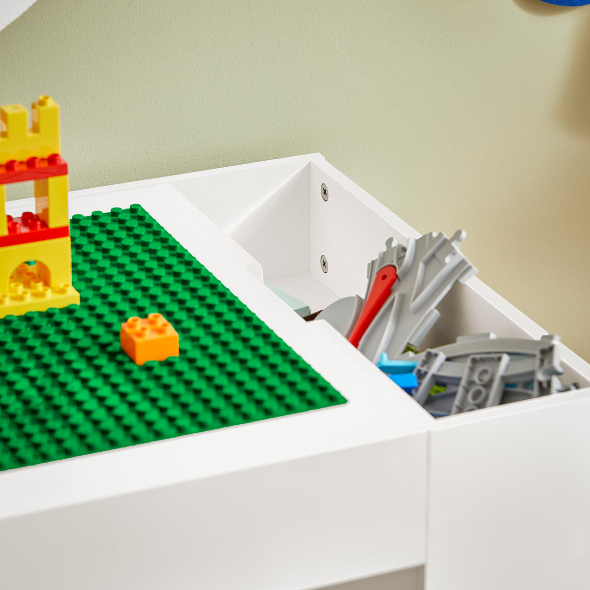 KINDERSITZGRUPPE Weiß - Weiß, Holzwerkstoff (87/50/50cm) - SoBuy