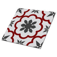 FLIESENAUFKLEBER 9 Stück 30x30 cm selbstklebend Geometrische Sterne - Grau, Textil (30/1.6/30cm) - TULUP