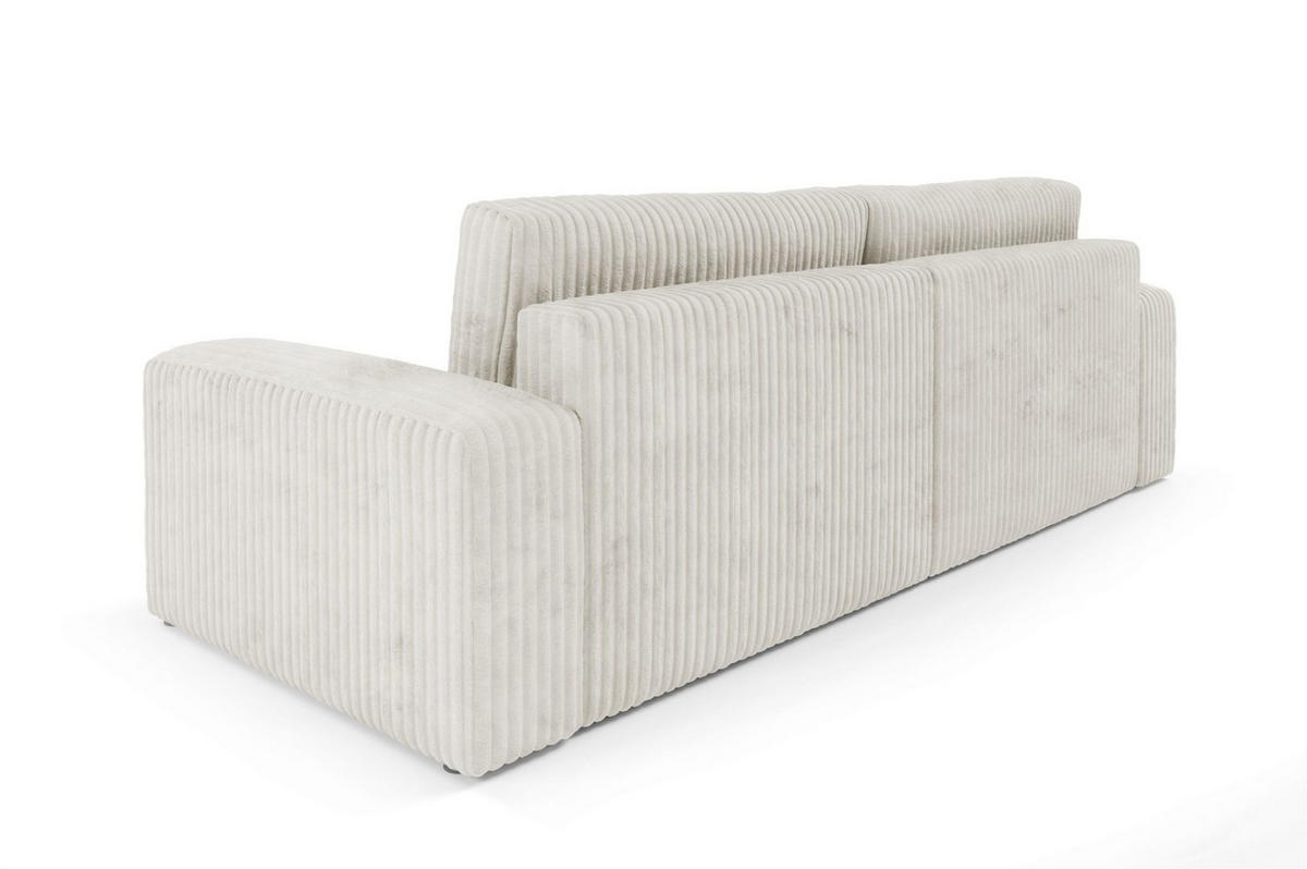 SCHLAFSOFA Natalia - Creme, Holzwerkstoff/Textil (252/85/105cm) - Fun Möbel